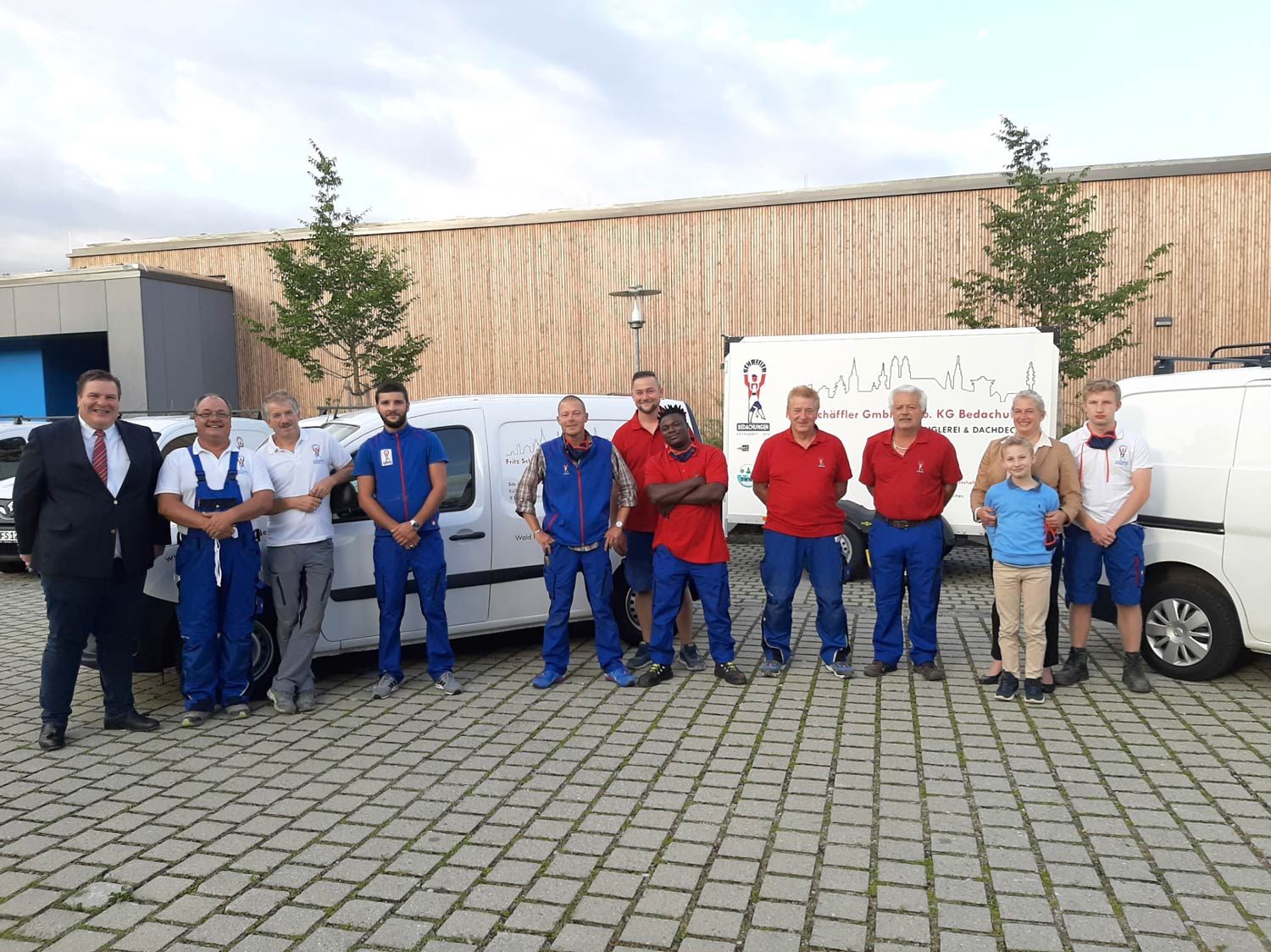 Unser Team aus qualifizierten Dachdeckern und Spenglern